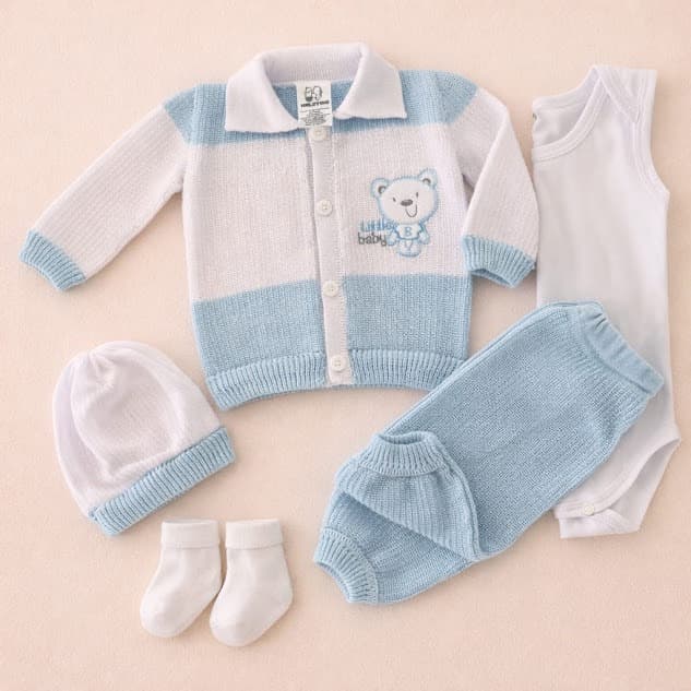 Estuche 4112 – Celeste/blanco (Talla 3)