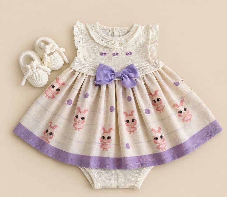 Bata bebé 4201 – Lila Talla 0